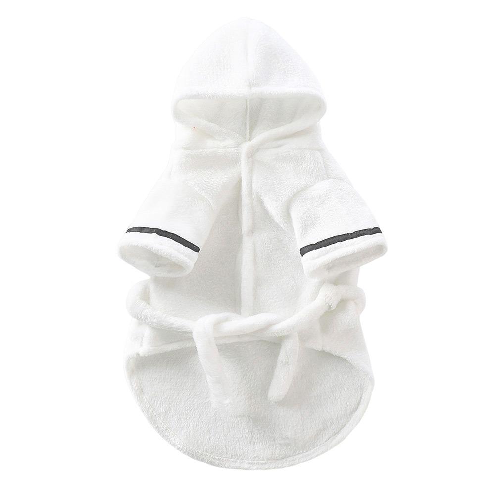 Quick-drying Pet Bath Towels Absorbent Puppy Robe Cute Pet Pajamas  Cat