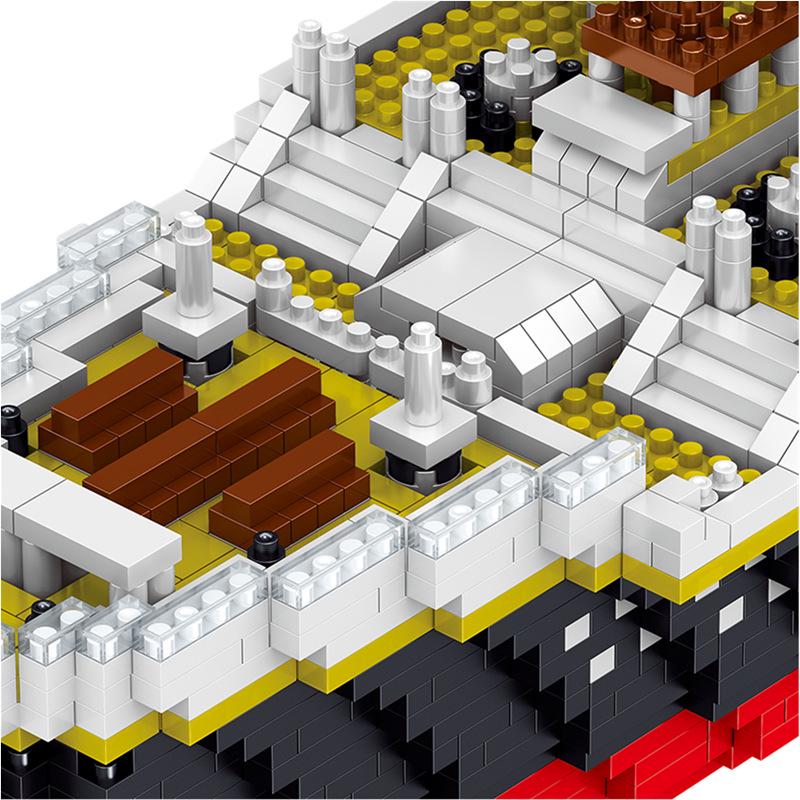 Lezhi Титаник 9910 Продвинутый набор строительных блоков из микрочастиц для взрослых