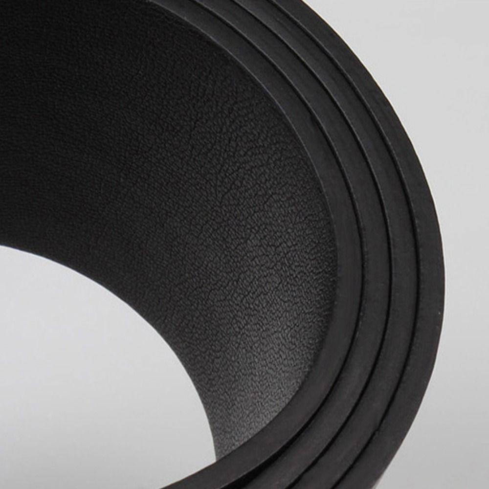 Design Vintage Casual Trouser Dress Belts No-hole Buckle Waistband Wide Waist Strap Leather Belt