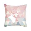 Ins Nordic Style Short Plush Linen Pillowcase Single-sided Printed Cushion Cover Pillowcase