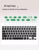 Biyaz CK112 Universal Wireless Keyboard Cover with Bluetooth Touch Control - Black