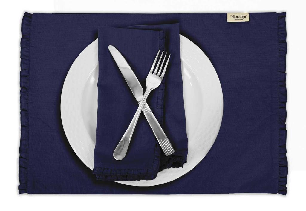 Vargottam Черный домашний декор, двусторонний декор стола, оборки, салфетки, двусторонний обеденный коврик-набор