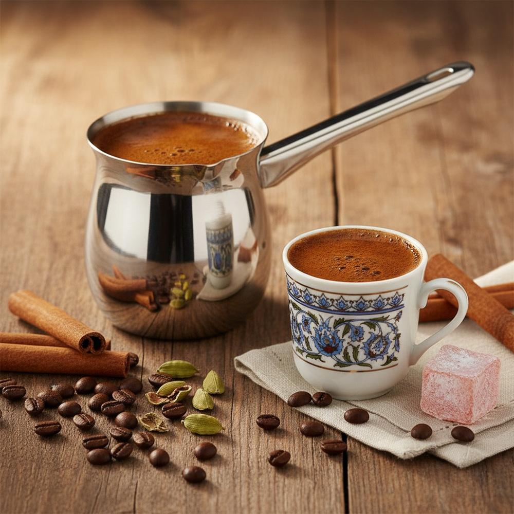 Steel coffee pot 300 ml