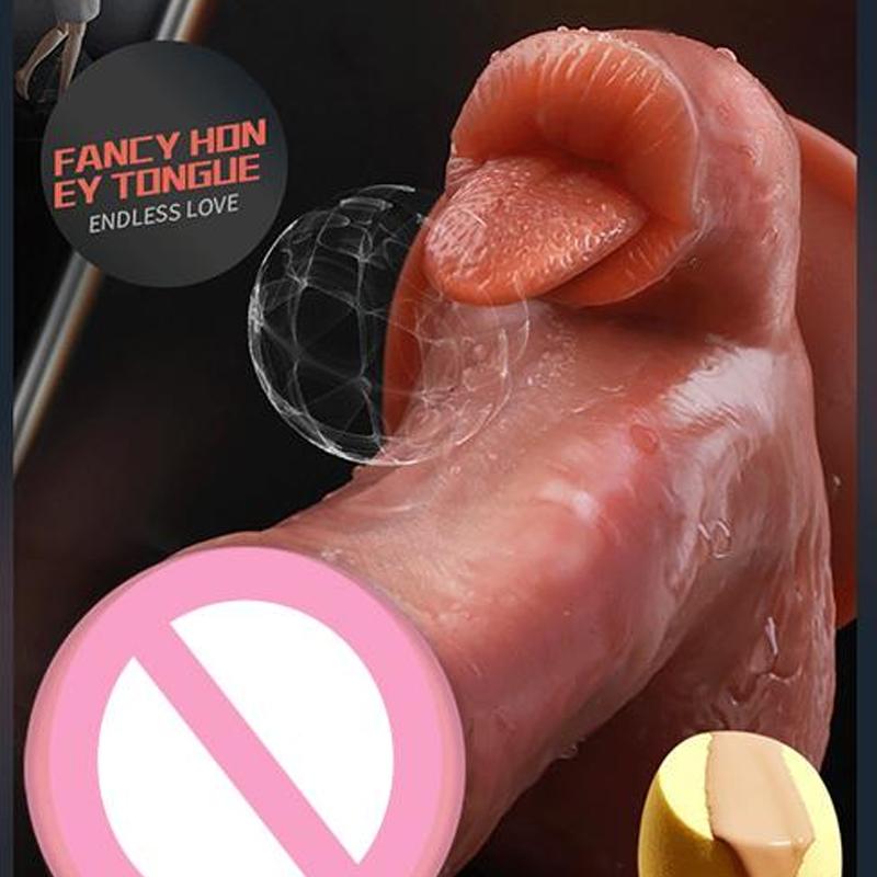 Фаллоимитатор, секс-игрушка, вибратор для женщин, стимулятор клитора, огромный большой электрический телескопический пенис, мягкий фаллоимитатор, вибратор, женские мастурбаторы