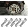 5 шт. Колесные шпильки для автомобиля, M12X1.5 Важные автомобильные аксессуары Колесные болты Надежно крепят ступицы колес Совместимы с Toyota Chevy Lexus Scion Pontiac, Заменяет