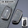 Alloy Leather Car Folding Remote Key Case Full Cover Shell for Peugeot 107 207 306 307 407 308 607 Auto Keychain Accessories