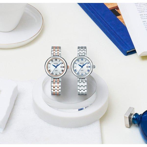 Casio Женские часы SHEEN SHS-4530SPGJ-7AJF [модель SHEEN Solar Sapphire] круглые из нержавеющей стали