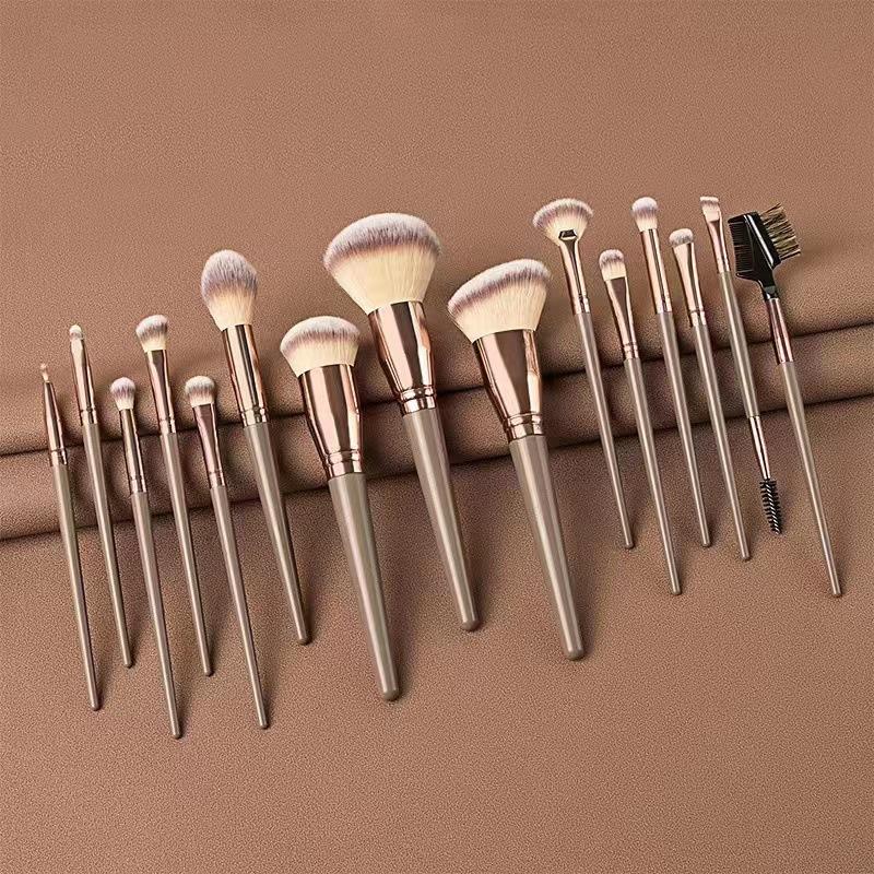 7/15Pcs Makeup Brushes Face Eyes Make Up Brush Eyelash Eyeshadow Eyebrow Eyeliner Foundation Powder Blush Highlight Lips Brush
