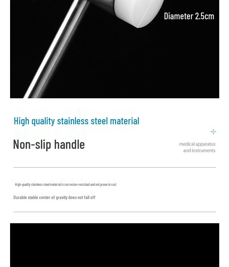 Ортопедические ЛОР Косметические Хирургические Назальные Инструменты: Стоматологический костный молоток, односторонний и двусторонний, силиконовый