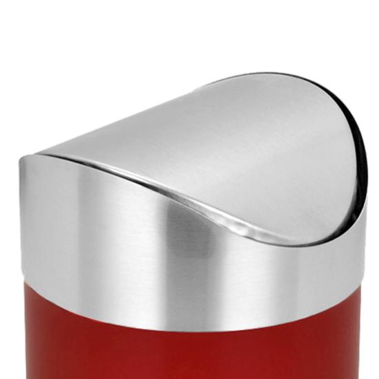 Мини-корзина для мусора, мусорная корзина с поворотной крышкой, кухонная столешница, настольный мусорный бак для мусора