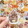 58PCS Waterproof Food Stickers for Decorating Laptops and Phone Cases