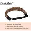 Stretchable Braided Hair Headband Adjustable Handmade Hair Band  Women