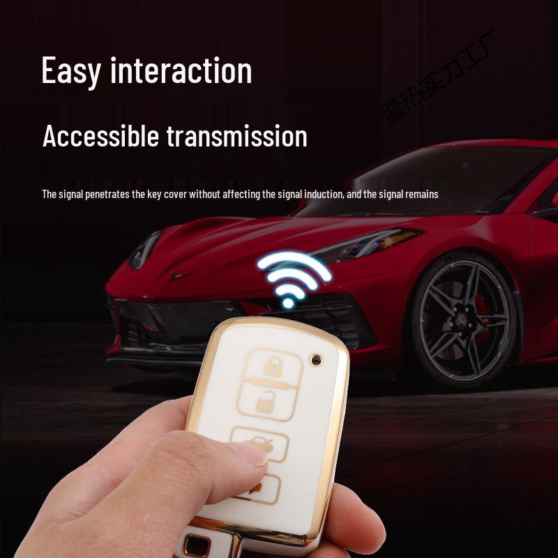 Чехол-keycase из ТПУ для Toyota: Avalon, Camry, Corolla, Highlander, RAV4