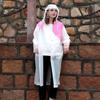 Qinfei Unisex Long Travel Rain Poncho with High-Frequency Heat-Pressed Seams