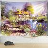 Oil Painting Forest Decoration Tapestry Bedroom Living Room Tapestry Home Wall Decoration Tapestry