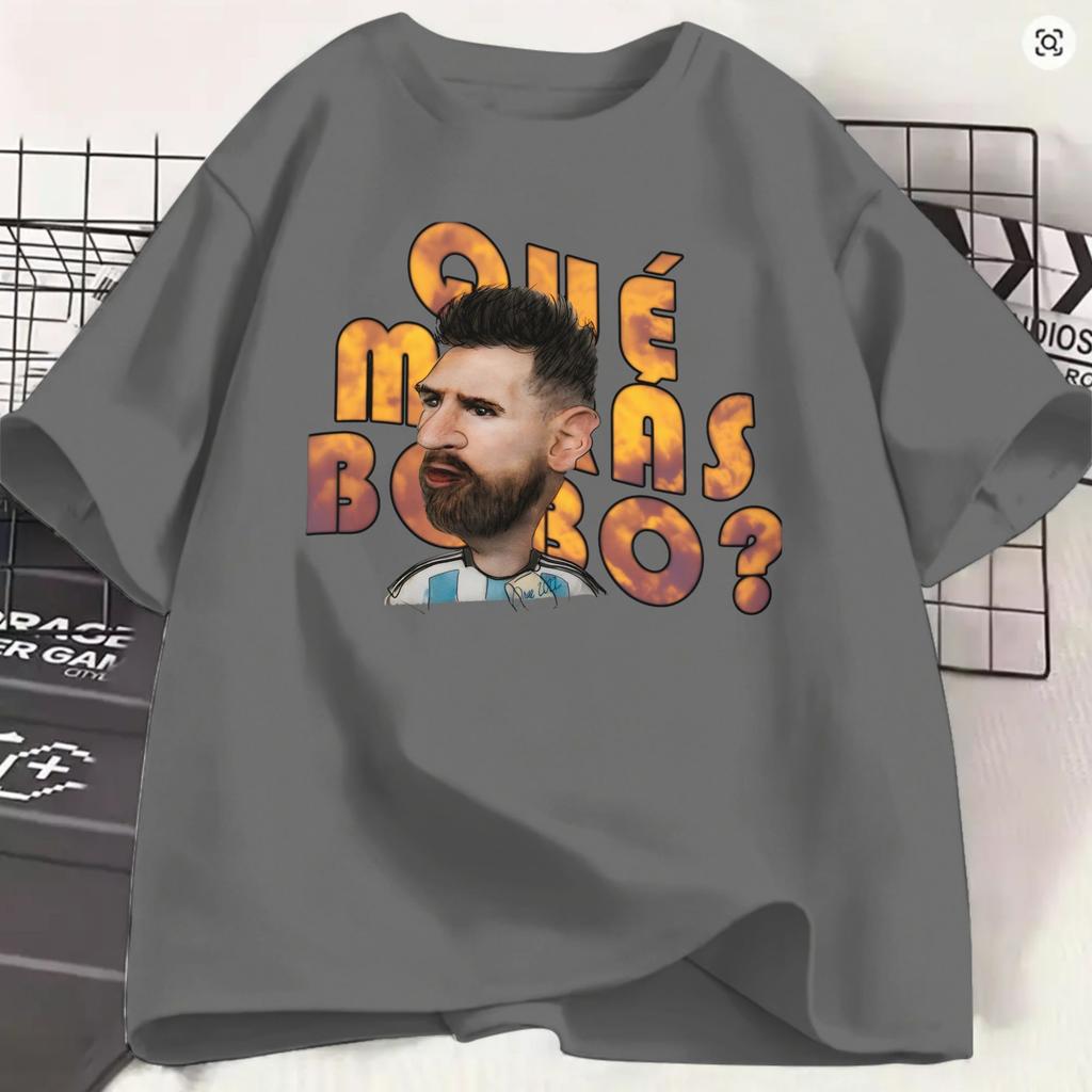 Que Miras Bobo T Shirt For Unisex Pure Cotton Funny Tshirt O Neck Meme Tees Short Sleeve Tops Plus Size