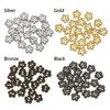 Dollhoues Miniature DIY Doll Clothes Metal Flower Buckles Mini Buttons Clothing Sewing Buckle