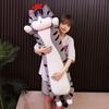 Kawaii Long My Emperor Cat Plush Toy Cute Animal Cat Soft Office Break Nap Sleeping Pillow Cushion Stuffed Gift Doll for Kid Boy
