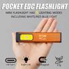 Powerful GT COB Work Light with Hat Clip USB-C Rechargeable EDC Flashlight Magnetic LED Lamp for Work Emergency Camping Walking