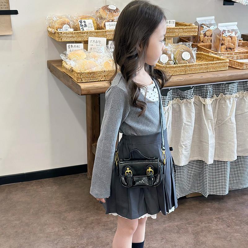 Chic Mini Pu Leather Handbag For Kids Stylish School Bag For Boys And Girls