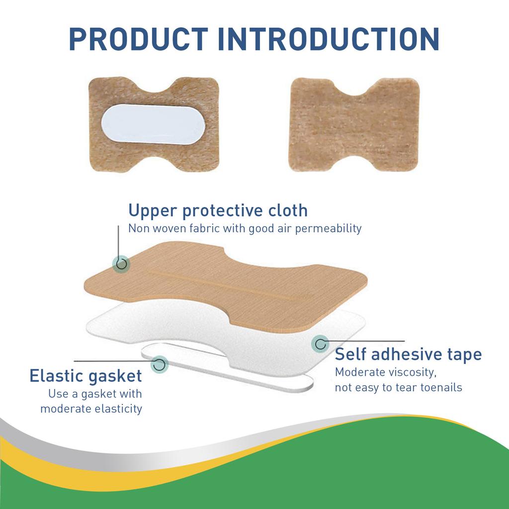 50pcs/Box Ingrown Toenail Sticker Toenail Correction Patch Tools Kit Nail Treatment Foot