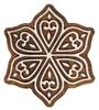 Textile Printing Block Mandala Hand Carved Wooden Stamp Wood Block Printing Textile Stamps For Fabric  Pottery Blocks,3