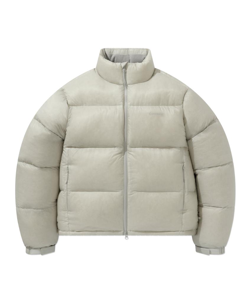 Covernat Civic Sheer Ripstop Rds Short Puffer Light Gray
