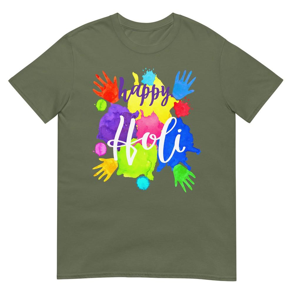 Happy Holi Shirts For Kids Boys Girls Toddler India Hindu Tshirt