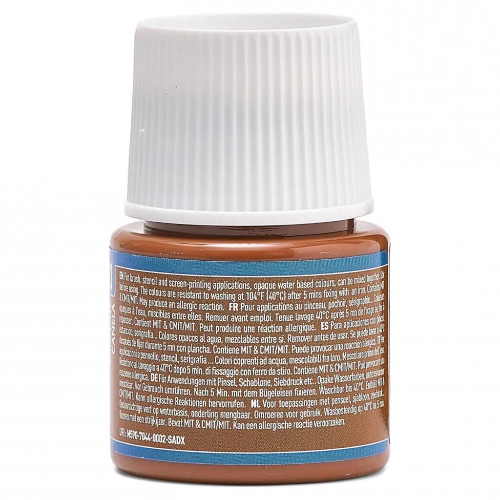 Pebeo Fabric Paint Can Be Painted On Dark Colored Fabrics Seta Color Opaque Color 45ml Cinnamon 93