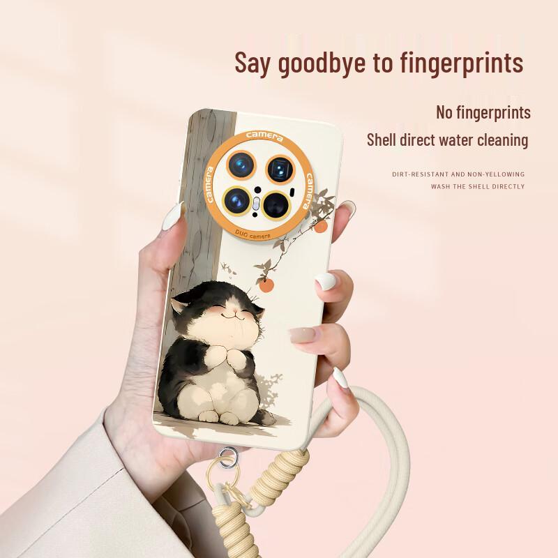 Милый мультяшный силиконовый чехол для телефона со шнурком для серии Huawei Mate