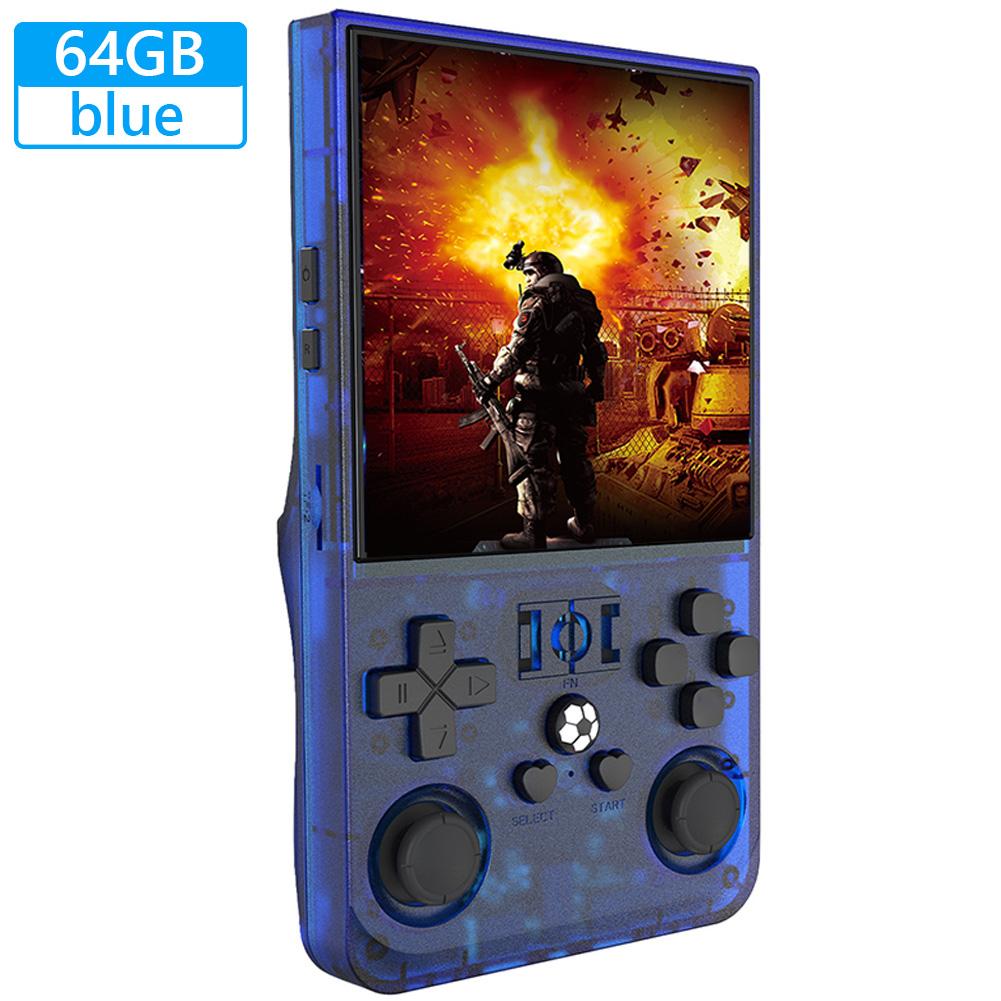 Игровая консоль R36MAX Retro Встроенные 15000+ игр Портативный карманный видеоплеер 64G 128G Мини-ретро-игровая консоль Предметы первой необходимости для путешествий