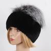 Горячая Распродажа Женские Зимние Комплекты Шапка и Шарф из Натурального Меха Кролика Рекс Теплые Настоящие Мех Чернобурки Мех Кролика Рекс Шапка Шарфы 2 Штуки
