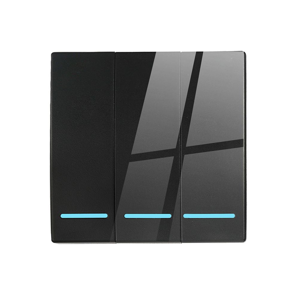 86mm Led 2 Way Push Button Switch Rocker Switch Remote Transmitter Remote Control Switch