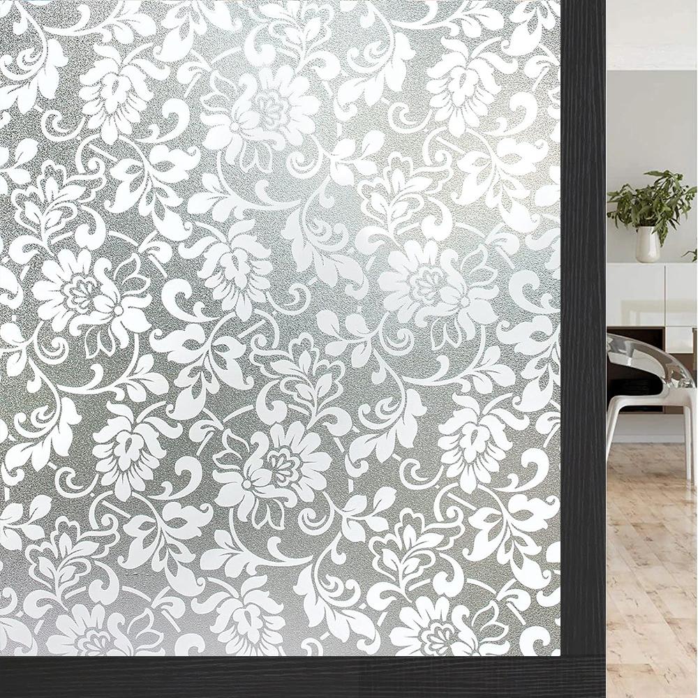 45/60/90 см Радужная пленка для оконной защиты 3D Декоративные виниловые витражные наклейки Статичные самоклеящиеся наклейки на оконную пленку