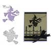 Halloween Witch Pumpkin Lantern Metal Decorative Cutting Die for Scrapbooking