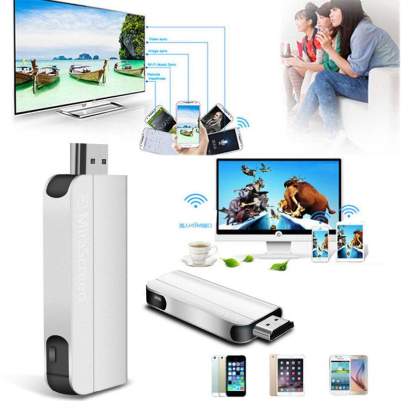 Беспроводной 1080p 2,4g HD-экран проектор устройства мобильного телефона Wi-Fi Dongle HDMI-совместимый ТВ-палка