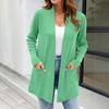 Women's Lightweight Cardigan Sweaters Open Front Long Sleeve Casual Loose Thin Cardigans With Pockets