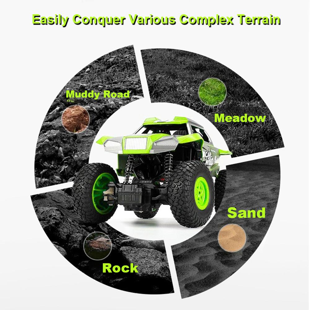 1 20 2.4G RC Off Road Climbing Car Rechargeable High Speed Car Model Remote Control Toy