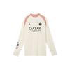 Paris Saint-Germain FW24 Dri-FIT ADV Повседневный спортивный свитер с длинным рукавом Мужская футболка Белый Розовый FQ2321-111