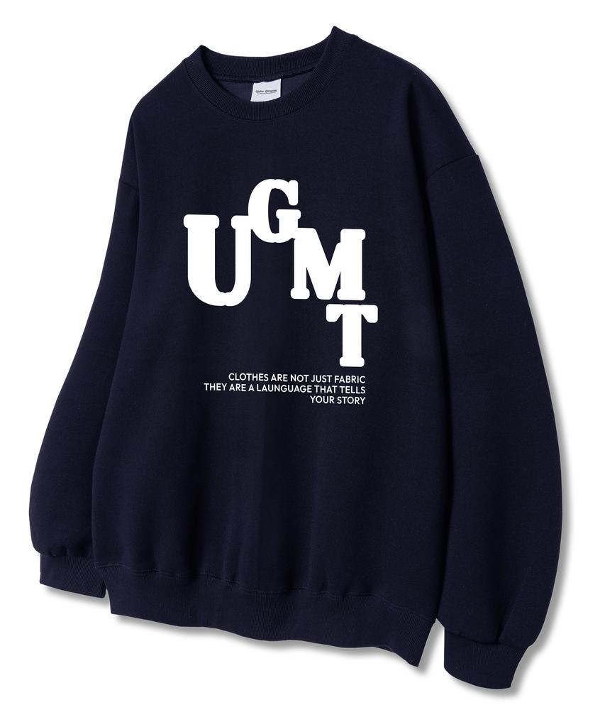 UNION GARMENTS Ugmt One Толстовка из французского терри Темно-синяя