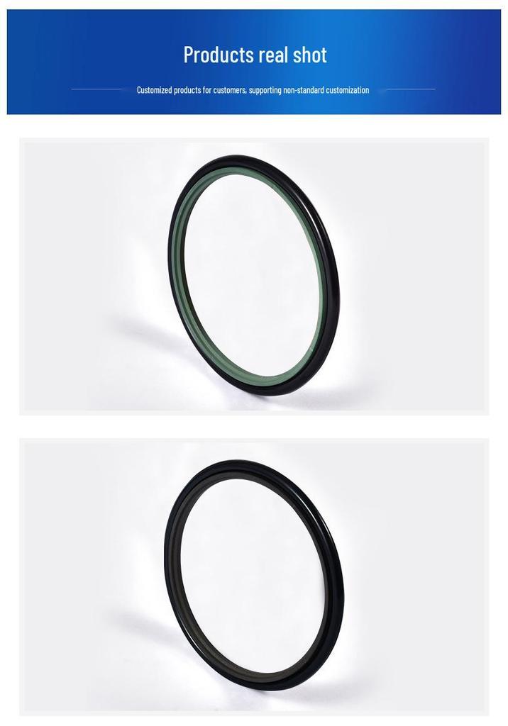 RS Piston Rod Valve Oil Seal Component: Hydraulic Fluororubber O-ring for Reciprocating Systems