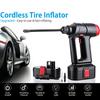 12V 160PSI Cordless Air Compressor Portable Tire Inflator Auto Hand Held Air Pump Digital LCD Rechargeable for Car Bike