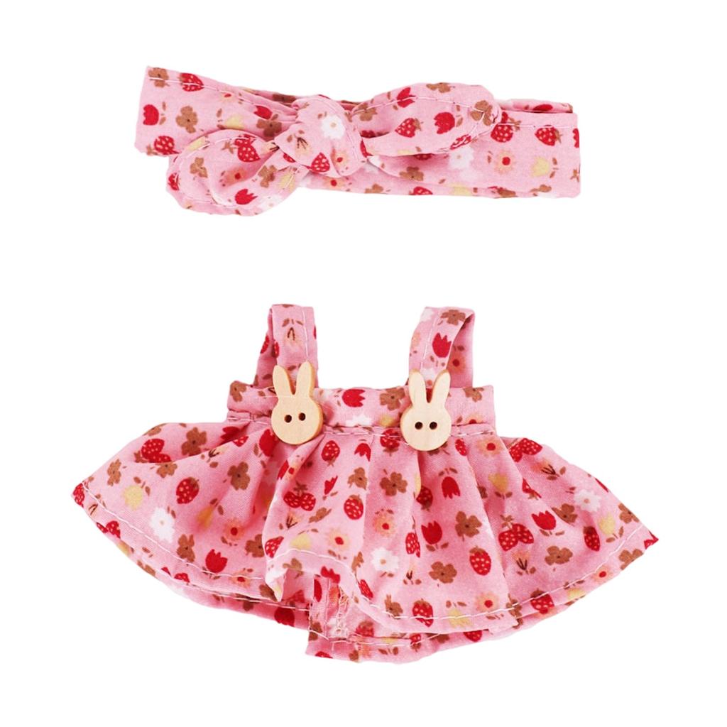 17 см Одежда для кукол Цветочное платье + аксессуары для волос Sit And Party Series Одежда для кукол