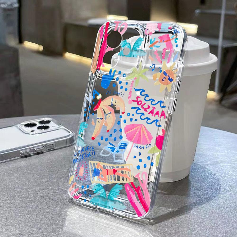 Flower Phone Case For Samsung S25 Ultra Funda Galaxy S24 S23 FE S22 S21 S20 FE S10 Plus Silicone Transparent Covers Carcasa