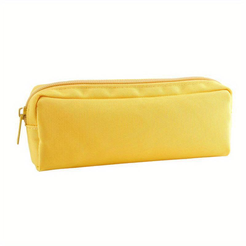 Пенал черный канцелярский чехол для карандашей Trousse Pencil Pouch Supplies Solid Color Pencilcase