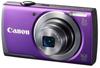 Цифровая камера Canon PowerShot A3500 IS широкоугольная 28 мм 5-кратный оптический зум PSA3500IS (фиолетовый) (PR)