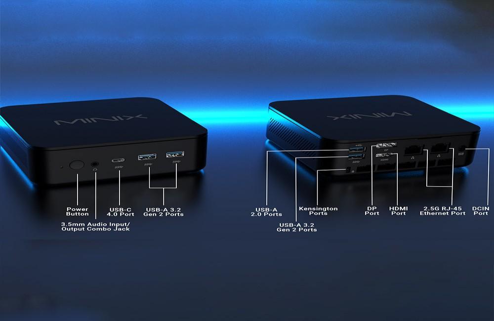 Восстановленный мини-ПК MINIX NGC NR660, AMD Ryzen 5 6600H Ядра Макс 4,5 ГГц, 16 ГБ ОЗУ 512 ГБ SSD