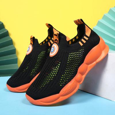 Детские сетчатые кроссовки для одноклассников, мужские сетчатые туфли, мужские кроссовки, детская ленивая обувь для среднего и старшего возраста