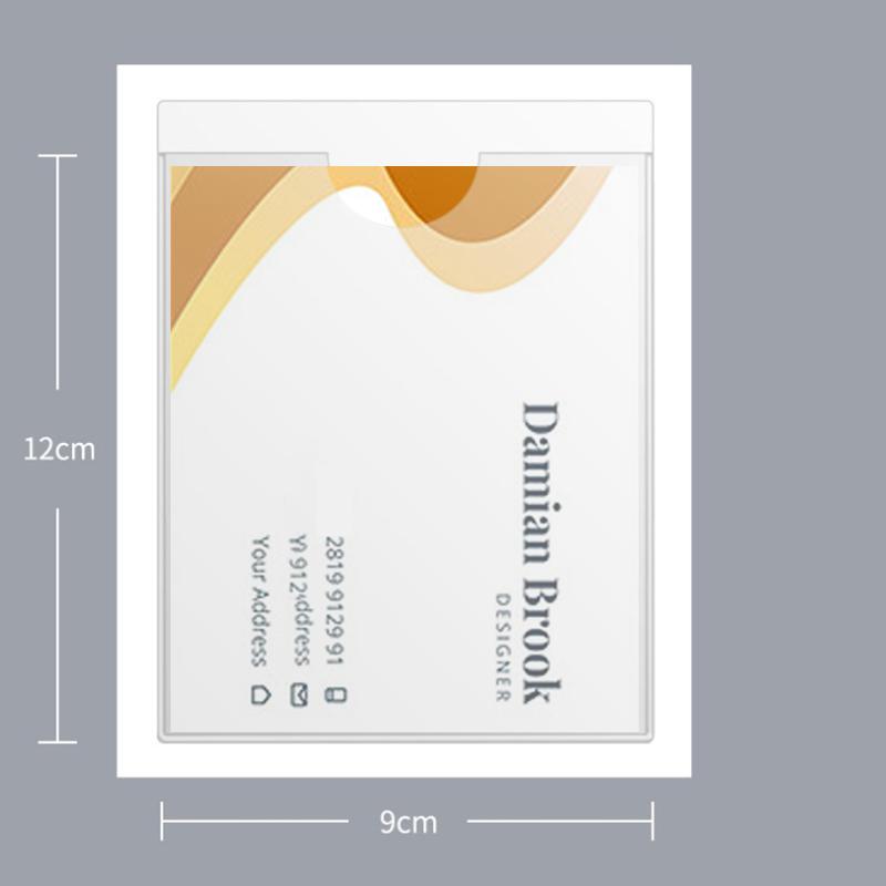 10 шт. самоклеящиеся пластиковые карманы-держатели наклейки для этикеток для защиты 7*10 см