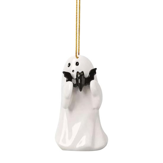 Любовное Сердце Привидение Подвесное Украшение Хэллоуин В помещении На улице Зеркало заднего вида автомобиля 2D Плоский Акрил Мультяшное Привидение Подвесная Подвеска